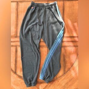 Aviator Nation Women’s Blue Stripe Joggers Size Small